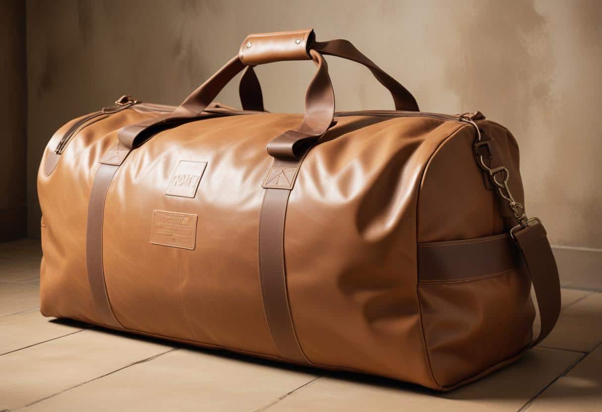 image illustrating the perfect gym bag which is durable and spacious